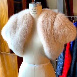 Vintage fur shrug